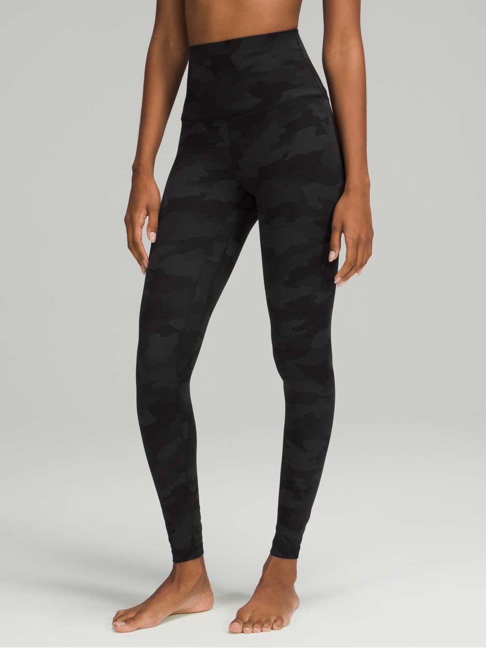 Lululemon Align Super-High Rise Pant 28" Heritage 365 Camo Deep Coal Multi